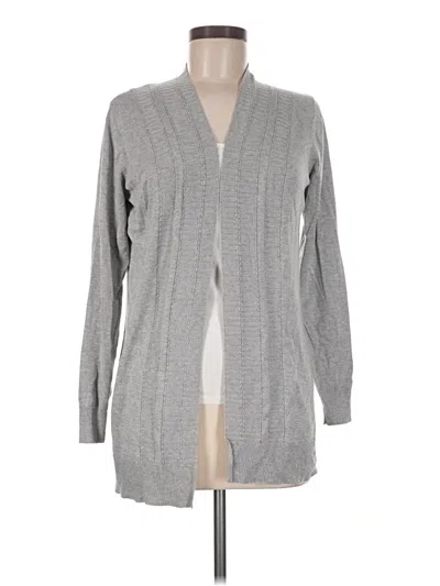 Pre-owned Lety & Me Cardigan Sweater In Gray