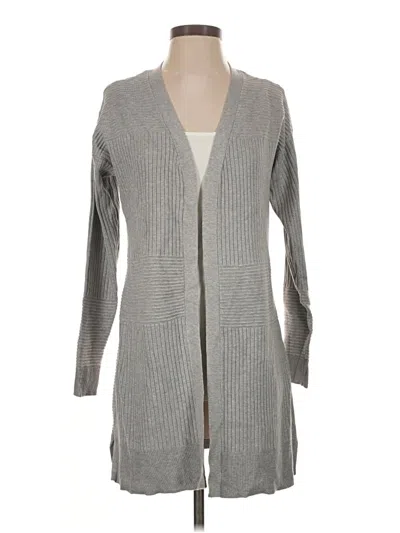 Pre-owned Lety & Me Cardigan Sweater In Gray
