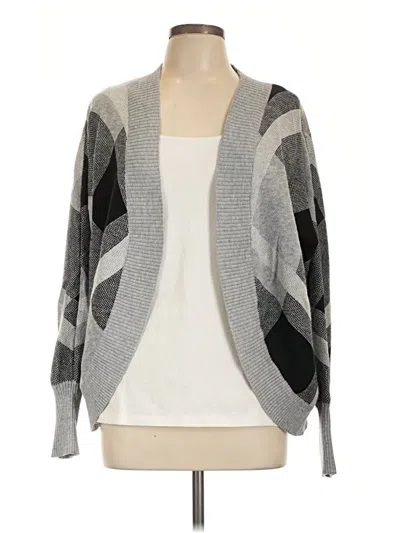 Pre-owned Lety & Me Cardigan Sweater In Gray