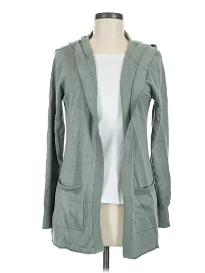 Pre-owned Lety & Me Cardigan Sweater In Green