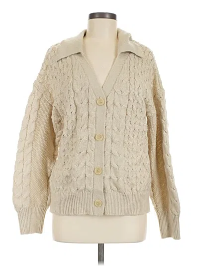 Pre-owned Lety & Me Cardigan Sweater In Ivory