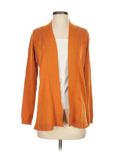 Pre-owned Lety & Me Cardigan Sweater In Orange