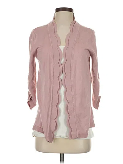 Pre-owned Lety & Me Cardigan Sweater In Pink