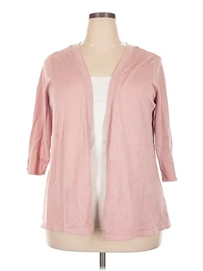 Pre-owned Lety & Me Cardigan Sweater In Pink
