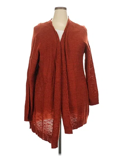 Pre-owned Lety & Me Cardigan Sweater In Red