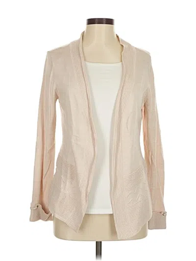 Pre-owned Lety & Me Cardigan Sweater In Tan