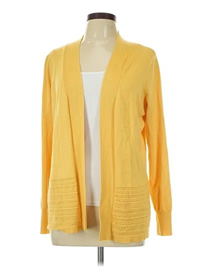 Pre-owned Lety & Me Cardigan Sweater In Yellow