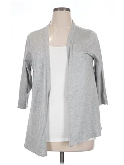 Pre-owned Lety & Me Kimono In Gray