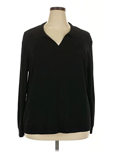 Pre-owned Lety & Me Pullover Sweater In Black