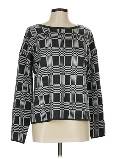 Pre-owned Lety & Me Pullover Sweater In Black