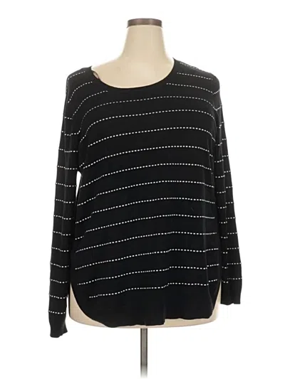 Pre-owned Lety & Me Pullover Sweater In Black