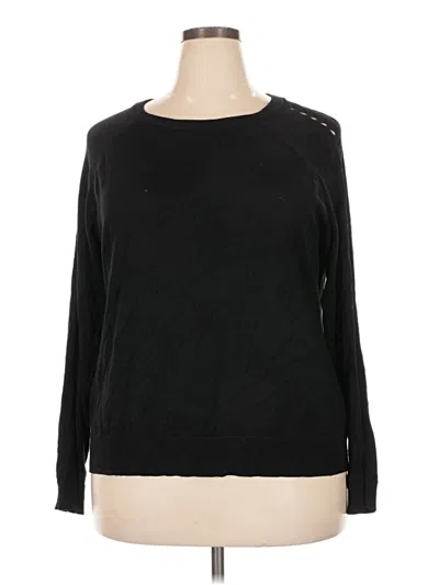 Pre-owned Lety & Me Pullover Sweater In Black