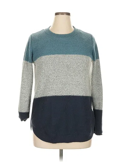 Pre-owned Lety & Me Pullover Sweater In Blue