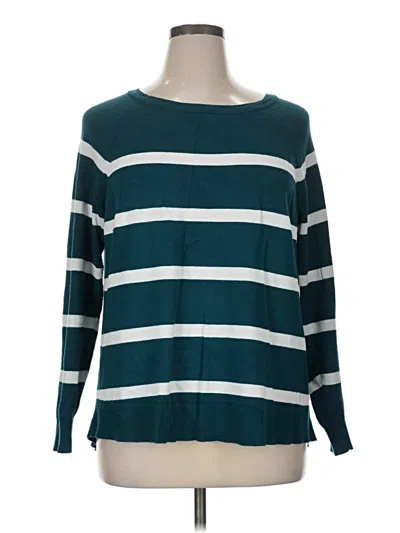 Pre-owned Lety & Me Pullover Sweater In Blue