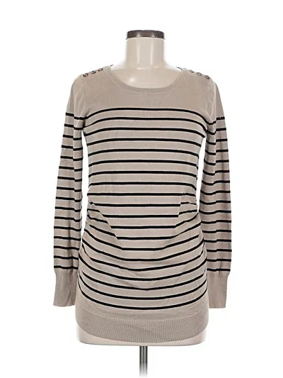 Pre-owned Lety & Me Pullover Sweater In Brown