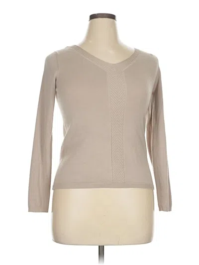 Pre-owned Lety & Me Pullover Sweater In Brown