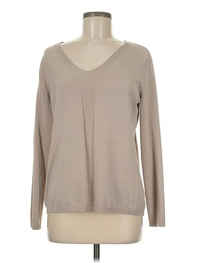 Pre-owned Lety & Me Pullover Sweater In Brown