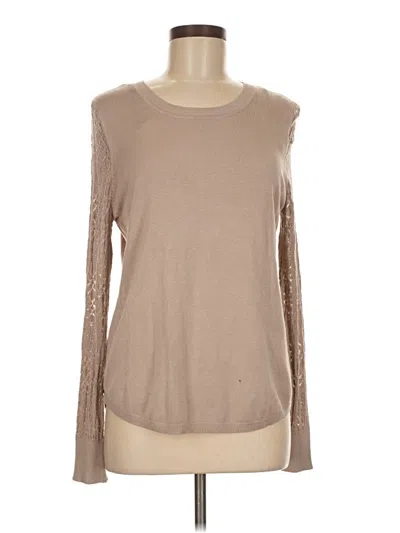 Pre-owned Lety & Me Pullover Sweater In Brown