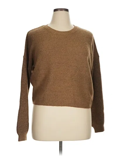 Pre-owned Lety & Me Pullover Sweater In Brown