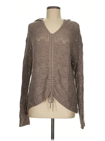 Pre-owned Lety & Me Pullover Sweater In Brown