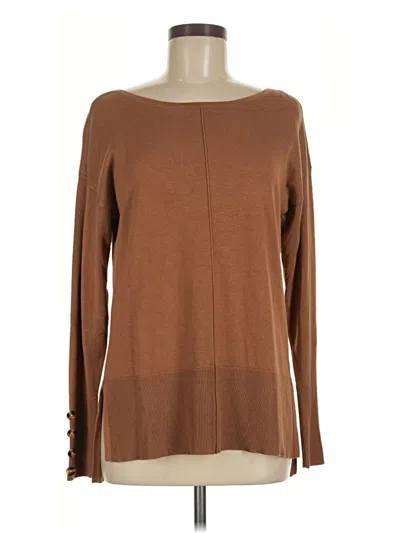 Pre-owned Lety & Me Pullover Sweater In Brown
