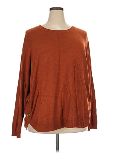 Pre-owned Lety & Me Pullover Sweater In Brown