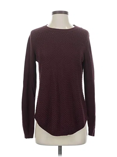 Pre-owned Lety & Me Pullover Sweater In Burgundy