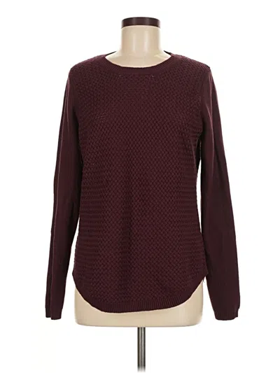 Pre-owned Lety & Me Pullover Sweater In Burgundy