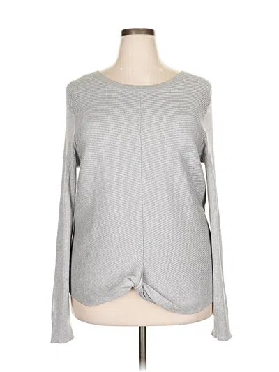 Pre-owned Lety & Me Pullover Sweater In Gray