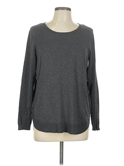 Pre-owned Lety & Me Pullover Sweater In Gray