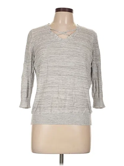 Pre-owned Lety & Me Pullover Sweater In Gray