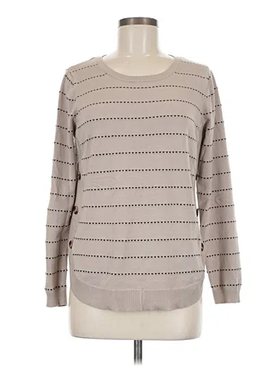 Pre-owned Lety & Me Pullover Sweater In Gray