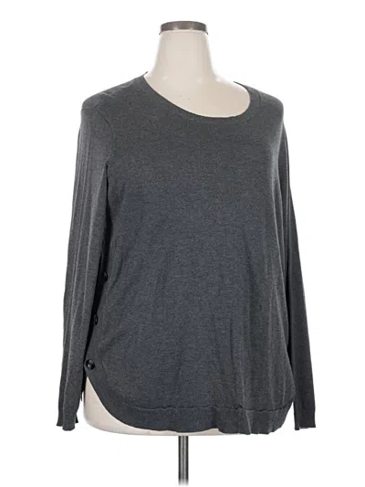Pre-owned Lety & Me Pullover Sweater In Gray