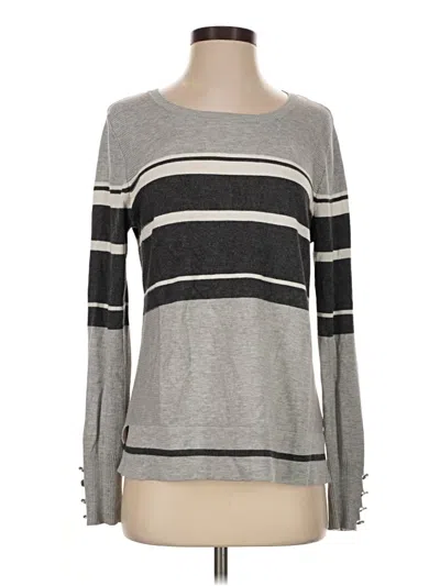Pre-owned Lety & Me Pullover Sweater In Gray