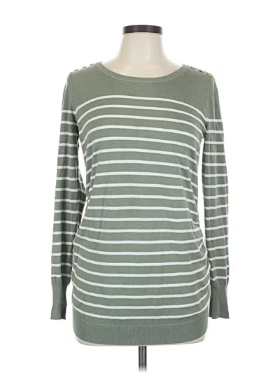 Pre-owned Lety & Me Pullover Sweater In Green