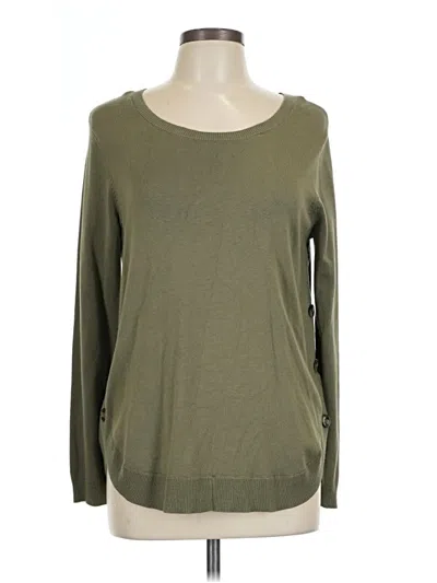 Pre-owned Lety & Me Pullover Sweater In Green