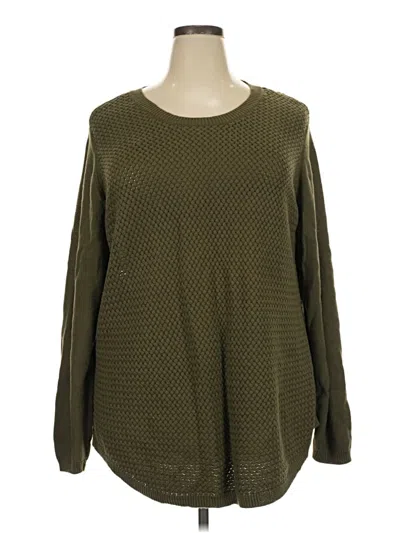 Pre-owned Lety & Me Pullover Sweater In Green