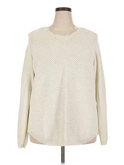 Pre-owned Lety & Me Pullover Sweater In Ivory