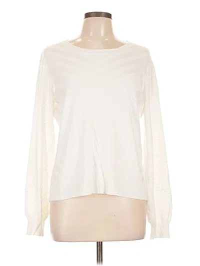 Pre-owned Lety & Me Pullover Sweater In Ivory