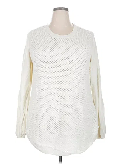 Pre-owned Lety & Me Pullover Sweater In Ivory
