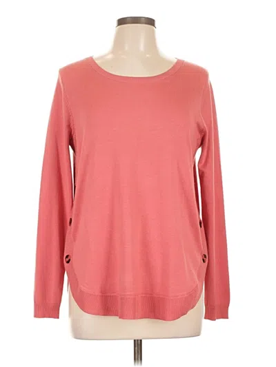 Pre-owned Lety & Me Pullover Sweater In Pink