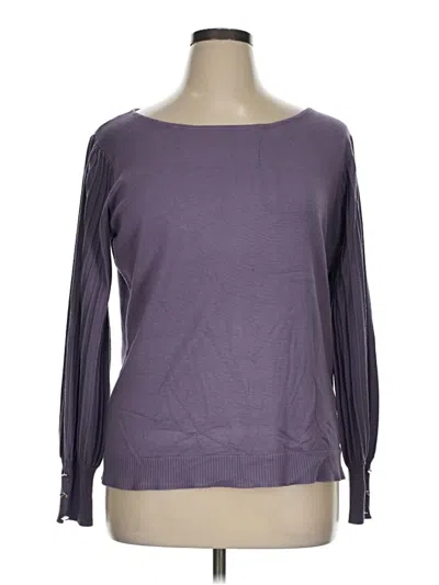 Pre-owned Lety & Me Pullover Sweater In Purple