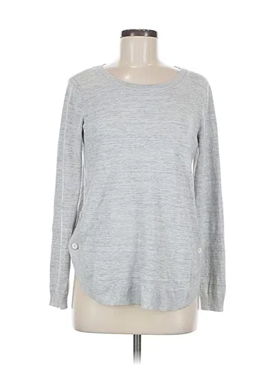 Pre-owned Lety & Me Pullover Sweater In Silver
