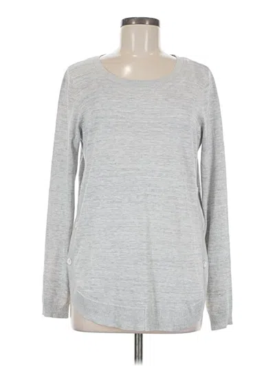 Pre-owned Lety & Me Pullover Sweater In Silver
