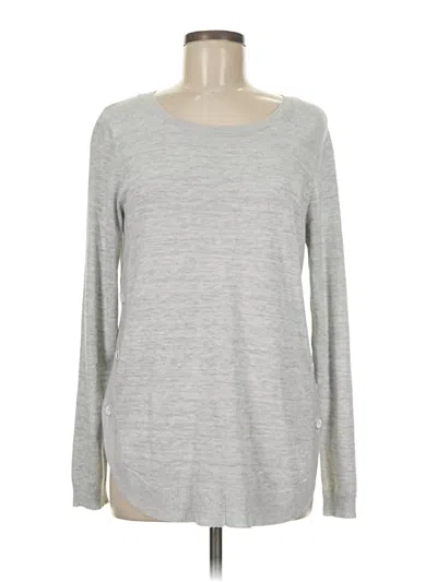 Pre-owned Lety & Me Pullover Sweater In Silver