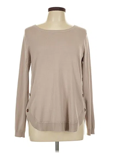 Pre-owned Lety & Me Pullover Sweater In Tan