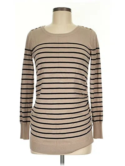 Pre-owned Lety & Me Pullover Sweater In Tan