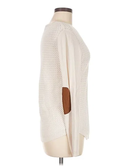 Pre-owned Lety & Me Pullover Sweater In White