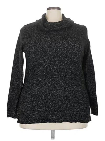 Pre-owned Lety & Me Turtleneck Sweater In Black