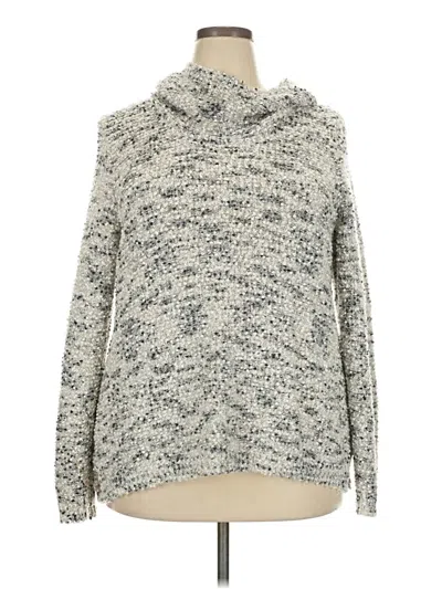 Pre-owned Lety & Me Turtleneck Sweater In Gray